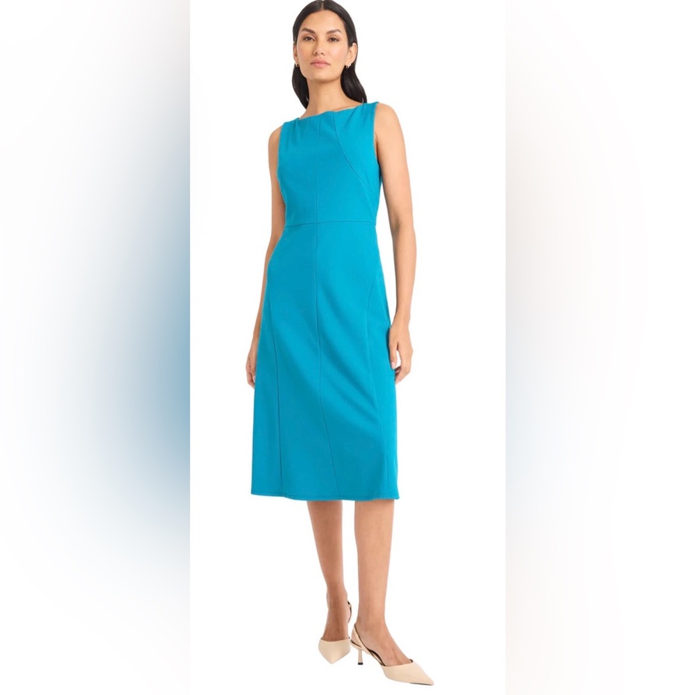 Maggy London Teal Midi Dress